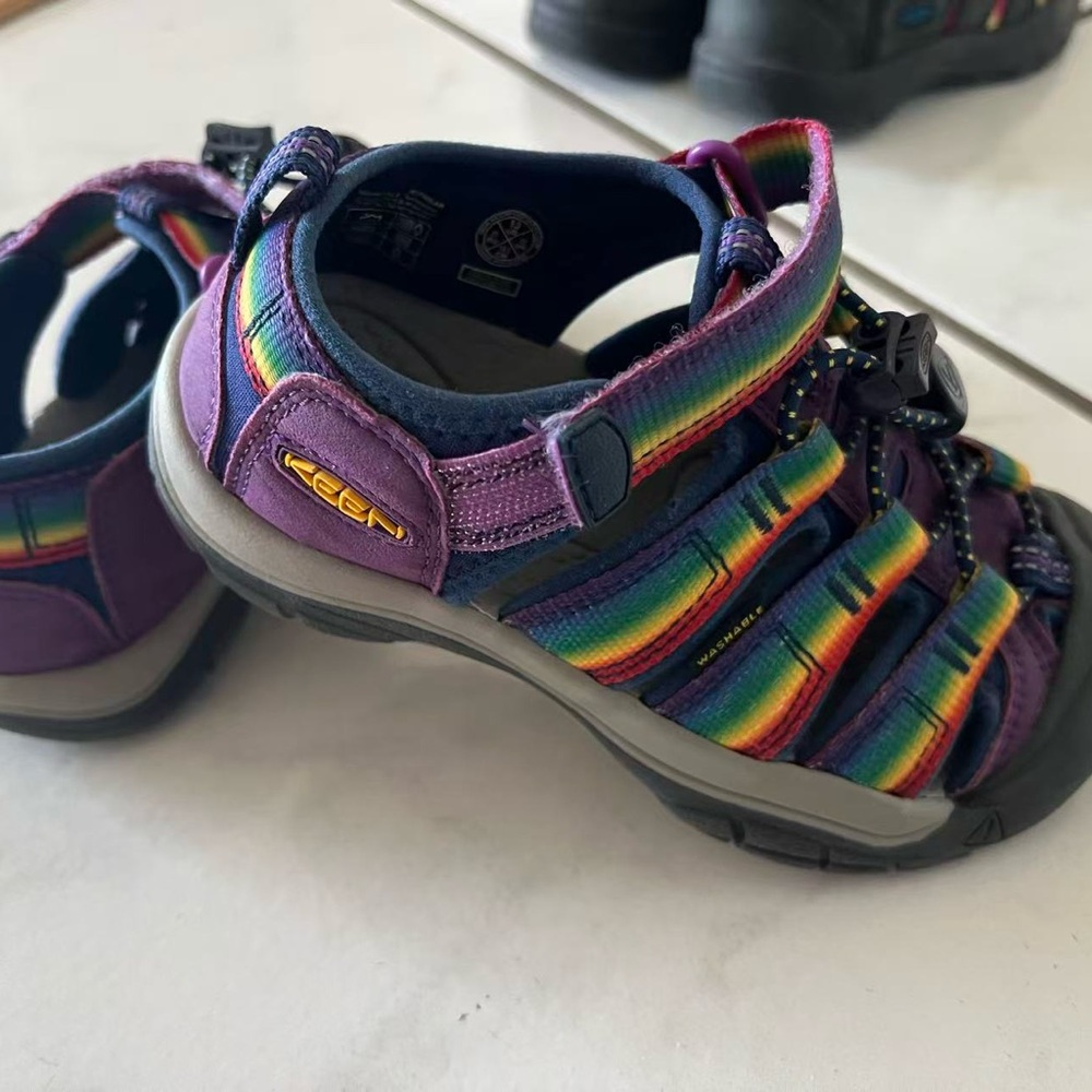 Keen Kids' Rainbow Striped Sandals